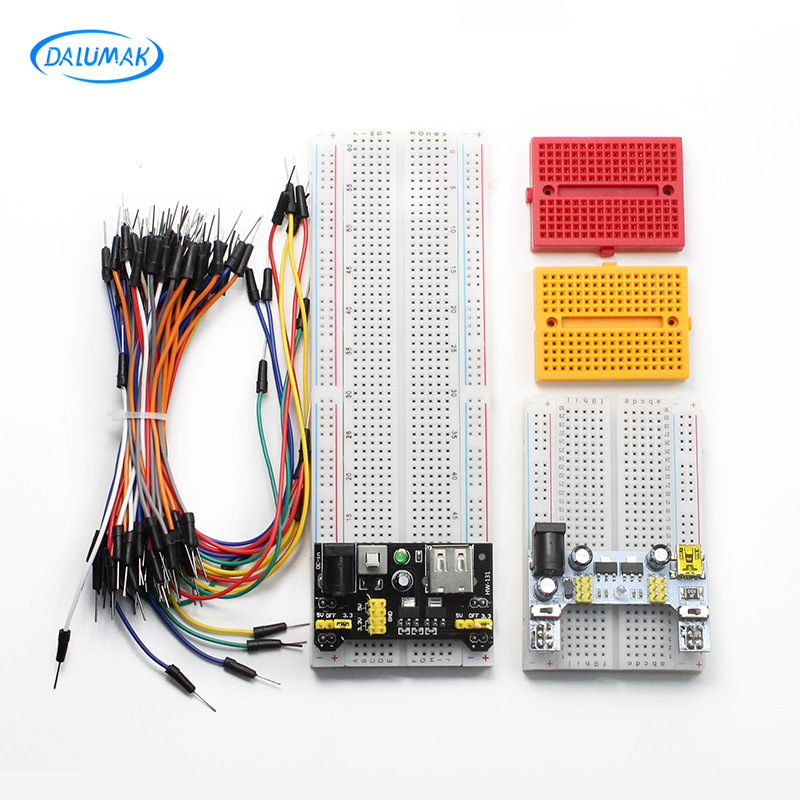 MB-102 breadboard welding-free 830 hole/400 hole breadboard power module electronic experiment DIY kit