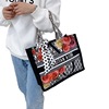 Winter capacious fashionable shopping bag, shoulder bag, 2021 collection