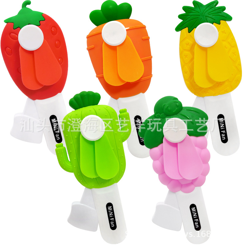 Ventilador de mano con burbujas, diseño de animales, juguete promocional de verano