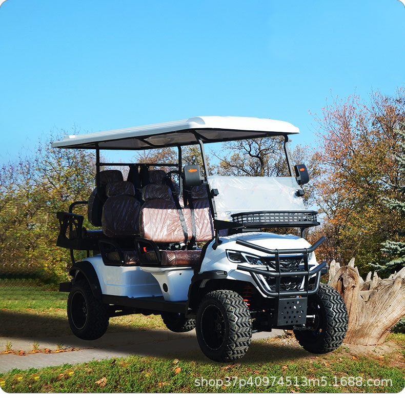 Electric golf cart sightseeing car four-wheel foreign trade quality scenic spot park stadium sales department car ferry manufacturers