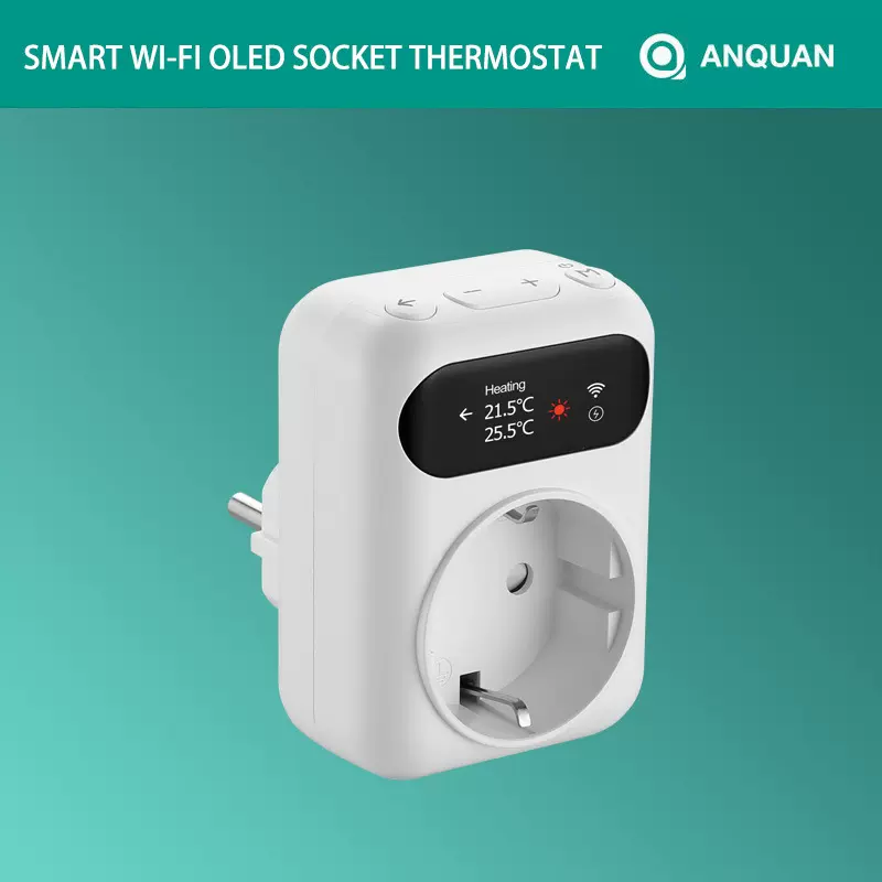 温控插座涂鸦智能APP远程循环定时温室游泳池鱼缸电壁炉控制插座
