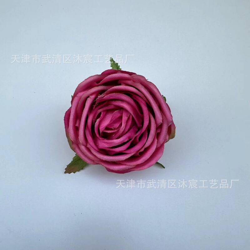 模造皇妃バラの花の頭は花の壁の偽の花のヘアピンのヘアピンの髪飾りdiyの髪飾りのアヒルの口のサイドクリップを模倣します。|undefined