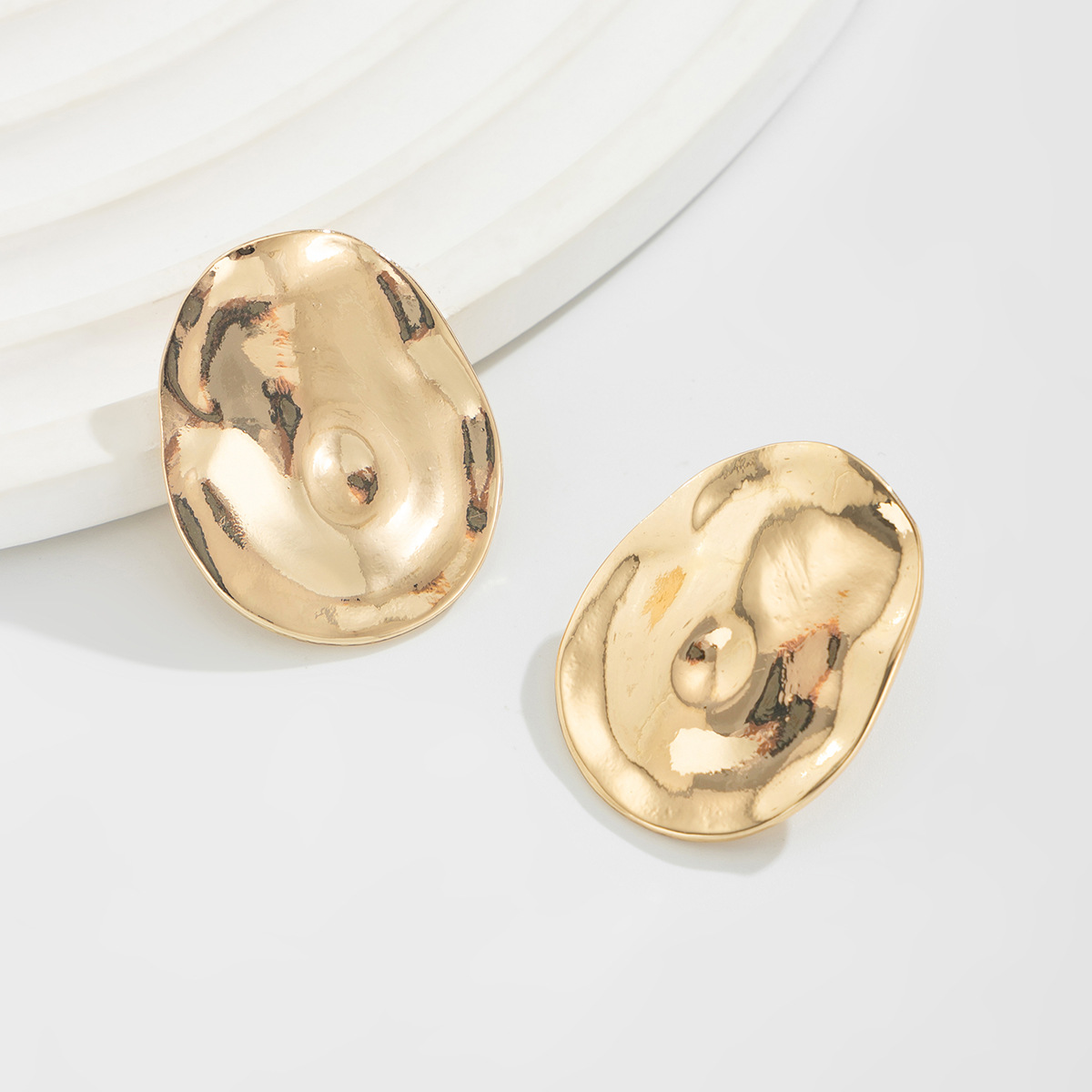12g Weight Steel needle Ear Needle Material Drop Earrings, Ear Studs Classification 1 Pair Quantity Party, Street Occasion Alloy Material Geometric Pattern Women's Gender Polished Finish Plating Design Exaggerated, Punk Style 1 Pair Exaggerated Punk Geometric Plating Alloy Drop Earrings Ear Studs 50
