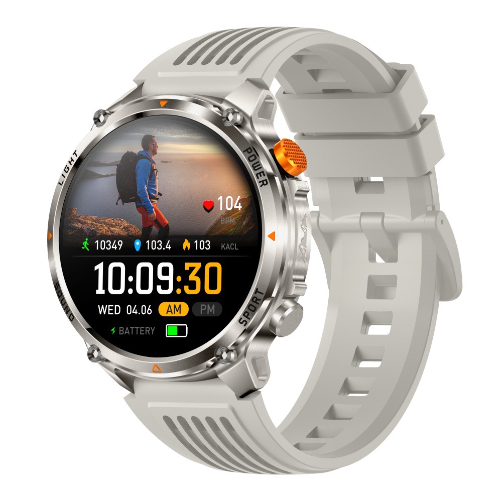 Smartwatch ht45 med kompass och lång batteritid för utomhussport_voghion.com