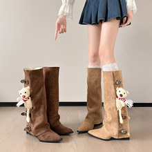 �������LѥŮ2025���ﶬ����ɫ�q����^ѥ��Ů�ָ��@���ް��Ѷ�ѥ