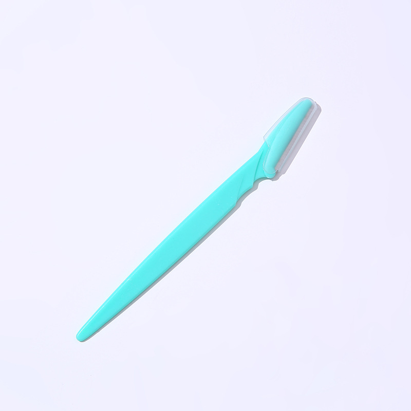 Cuchillo para recortar cejas de 3 piezas con mango, cuchillo para recortar cejas de acero inoxidable, cuchillo para recortar cejas, juego de cuchillos para recortar cejas para principiantes