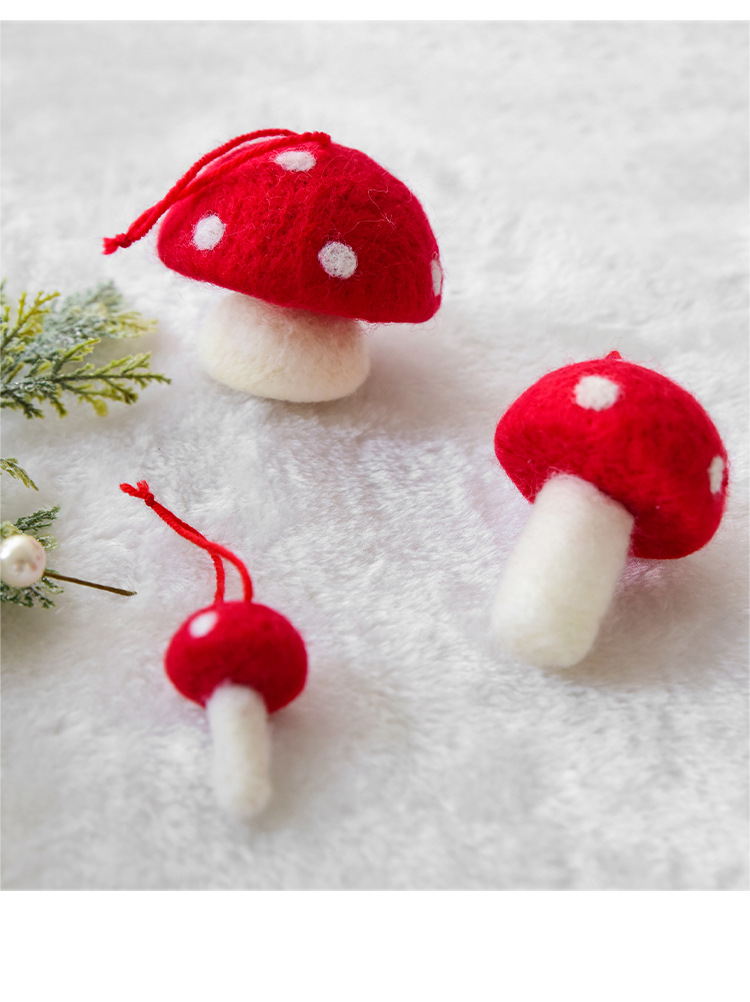 Hanging Ornaments, Decorative Props Event & Party Supplies 1 Piece Quantity Christmas Simple Style Mushroom Holiday Daily Hanging Ornaments Decorative Props