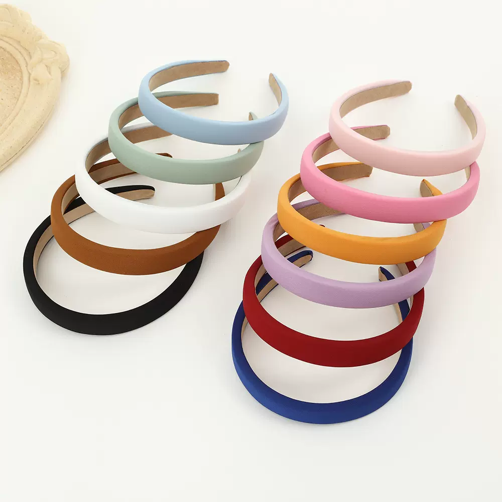 韩版糖果色海绵发箍高级感细款遮发缝头箍少女气质高颅顶头饰发饰