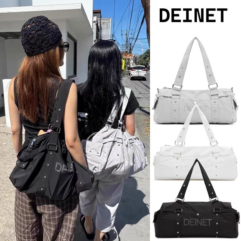 Korean niche designer DEINET large-capacity outdoor travel, sports, mountaineering, and fitness canvas tote bag