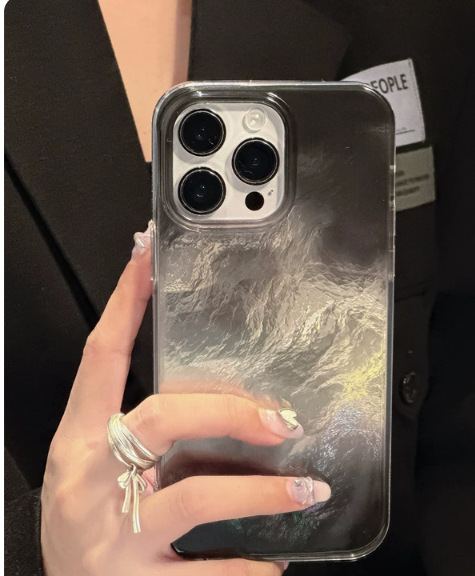 Doble capa-gradiente negro patrón de papel de aluminio-dx