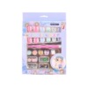 Children's nail stickers handmade for manicure with bow for nails, flashing nail sequins, set, flowered