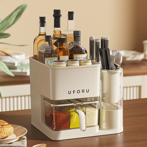 Multifunctional kitchen storage rack modern simple combination set kitchen supplies tableware condiments kitchen storage rack