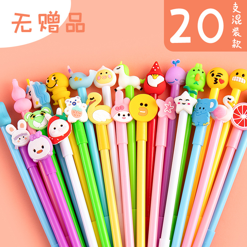 MOKA tarjeta mágica de dibujos animados pluma de gel de secado rápido Red pluma roja Linda hermosa super linda de alto aspecto papelería creativa al por mayor