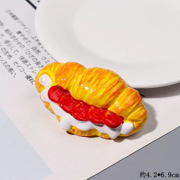 Beef burger refrigerator magnet (back magnet)