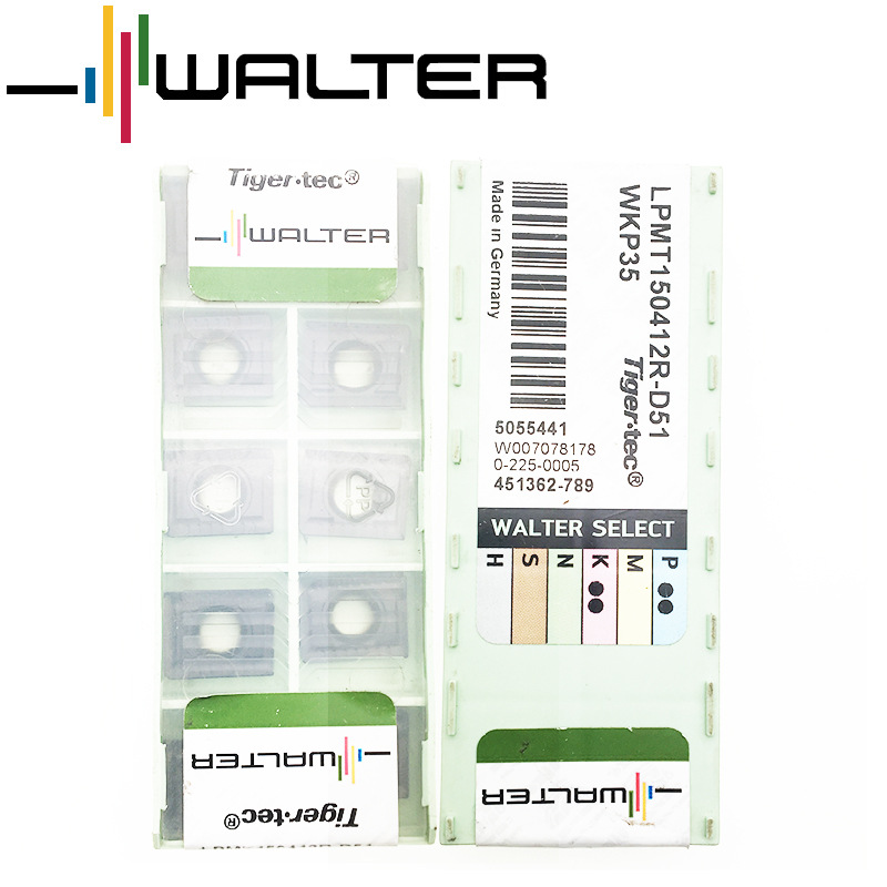 瓦尔特铣刀粒LPMT150412R-D51 WKP35S加工钢件