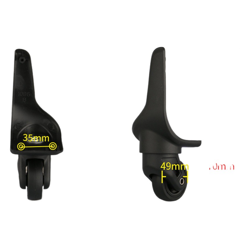 Luggage accessories wheel trolley suitcase universal wheel bag caster luggage disassembly wheel repair accessories manufacturers