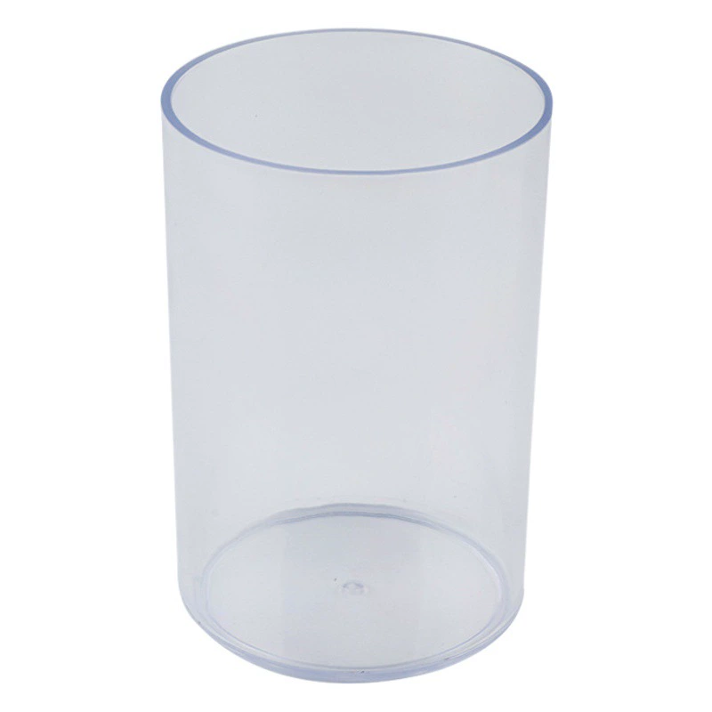 Настольный Простой творческий ящик для хранения Прозрачная текстура круглый держатель для ручек многофункциональная Косметическая кисть Губная Помада держатель для хранения канцелярских принадлежностей