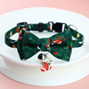 Choker with bow, small bell, bow tie, pet, wholesale, cat