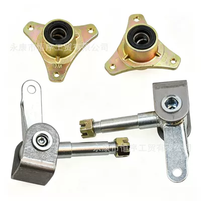 168 Go-Kart Parts DIY Four-Wheel Modified Steering Knuckle Flange Wheel Hub Mount Front Wheel Bearing Mount (Motorcycle frame) - claw-flange-holder