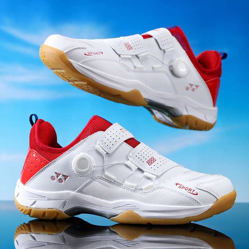 Zapatos de bádminton de tendón de buey, zapatos de tenis de carbono, entrenamiento profesional, zapatos de tenis de mesa para parejas, zapatos de bádminton antideslizantes
