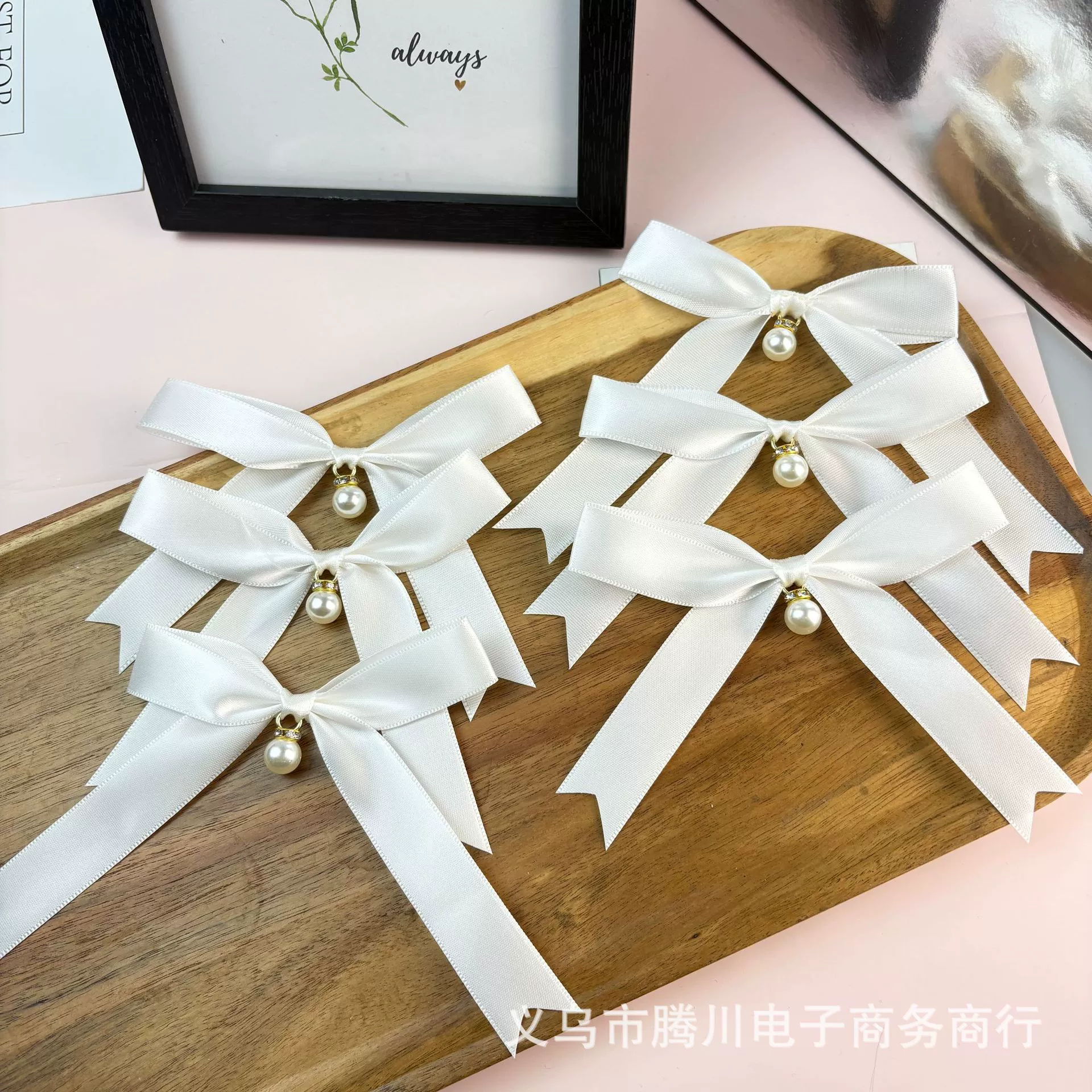 Изысканный жемчужный бант, заколка для волос своими руками, головной убор, аксессуары для волос, аксессуары для одежды, декоративные аксессуары ручной работы с бантом