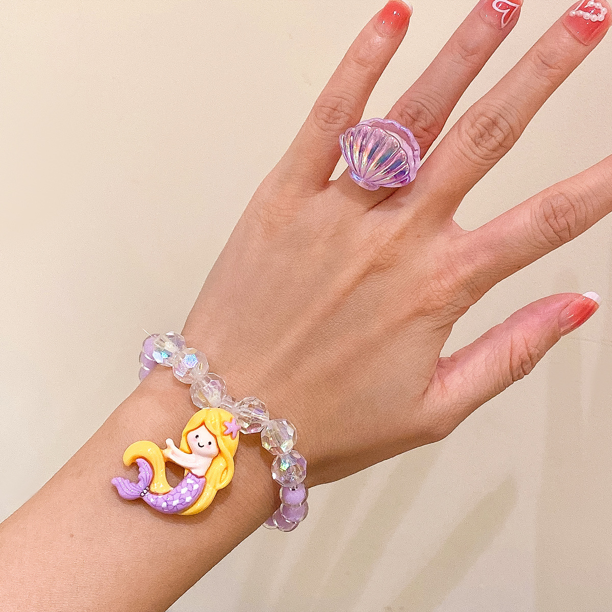 팔찌 2 장 세트 “opp 가방]