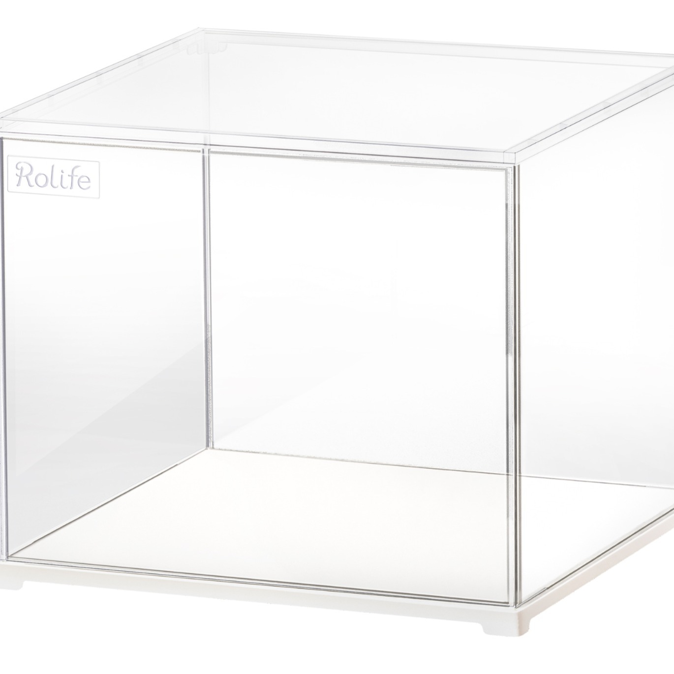 Ruostate rolife Ruolai DIY Cabin Dust Cover Display Box Household Imitation Acrylic Toy Storage Box Transparent