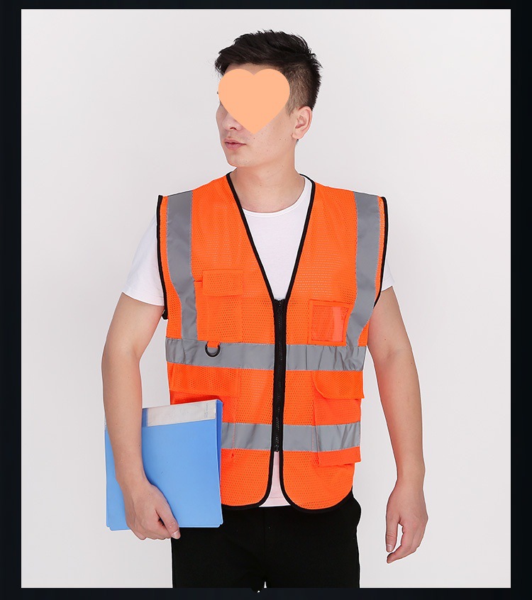 chaleco reflectante chaleco reflectante chaqueta chaqueta fluorescente de luz nocturna construcción ropa de seguridad sanitario trabajador de trabajo abrazadera