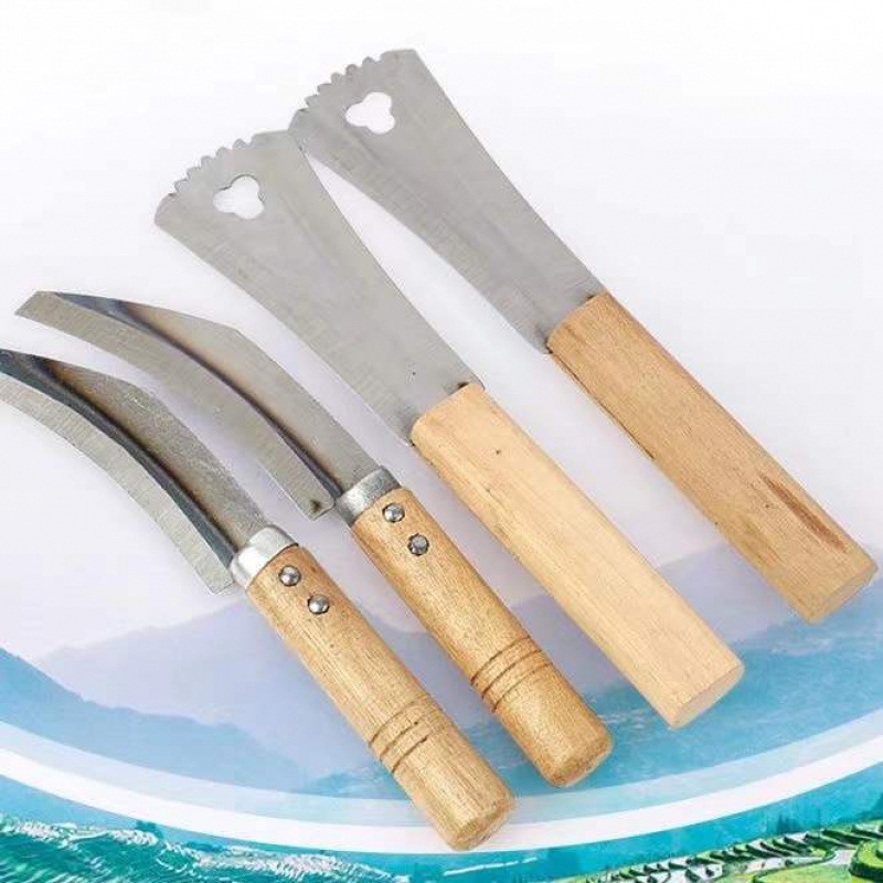 鸿锐大蒜胡须刀大蒜收割工具双面切蒜胡工具家用蔬菜水果刀具批发