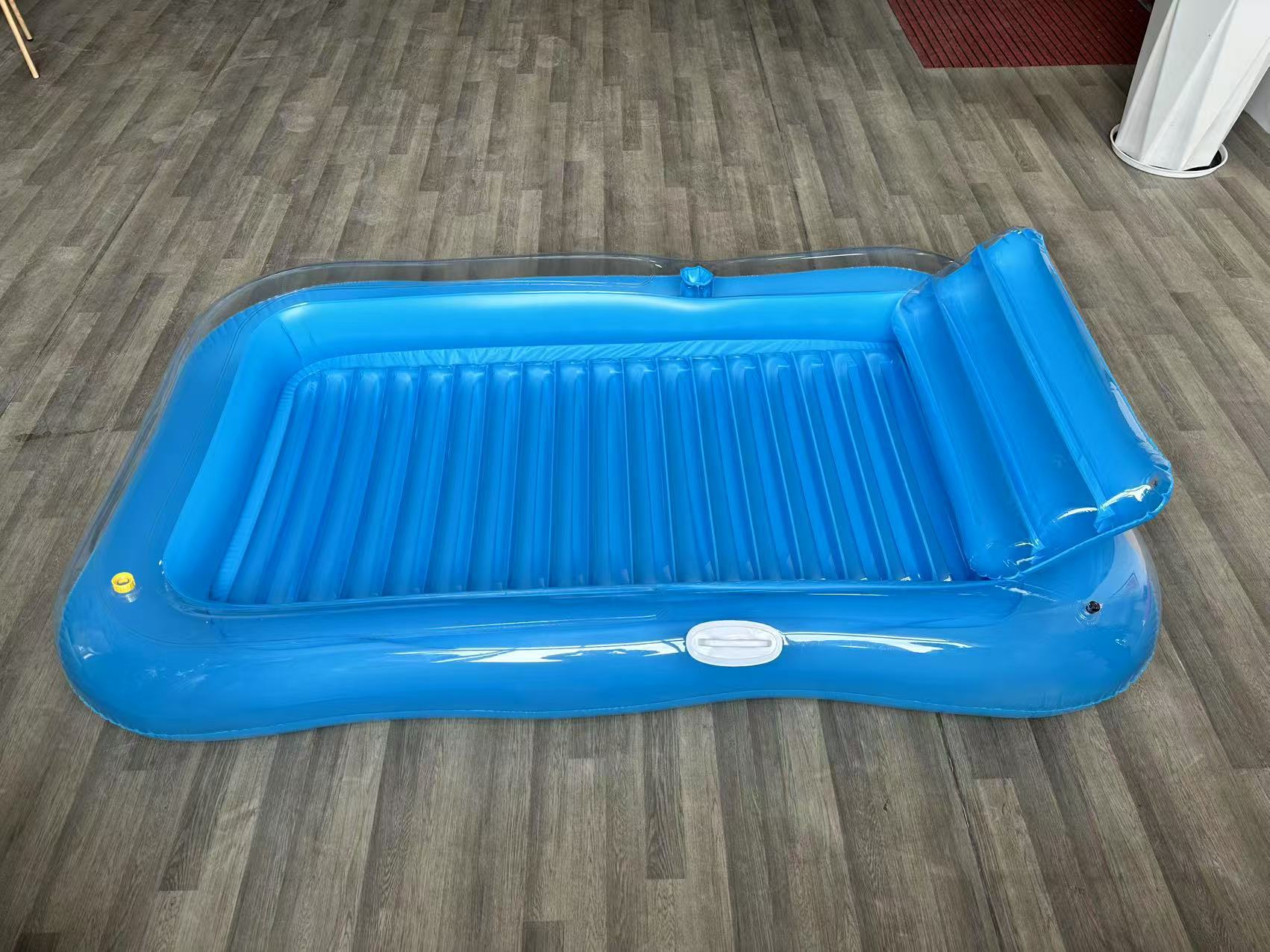 새로운 투명 블루 208*130*23CM