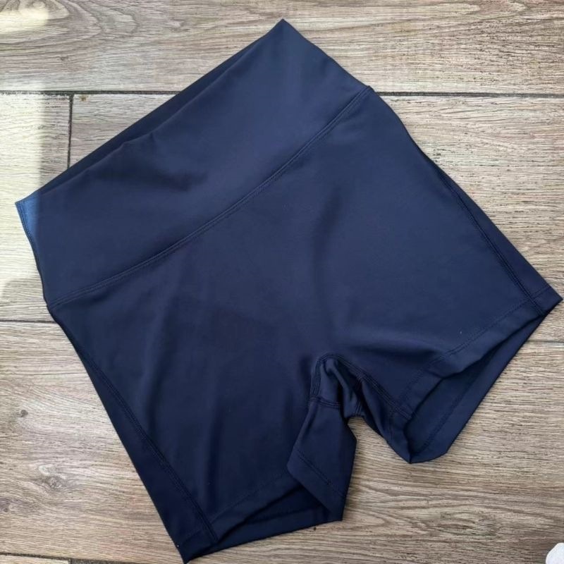 Pantalones cortos de yoga de acondicionamiento de verano corredores ajustados de cintura alta velocidad secos transpirables pantalones cortos desnudos image 8
