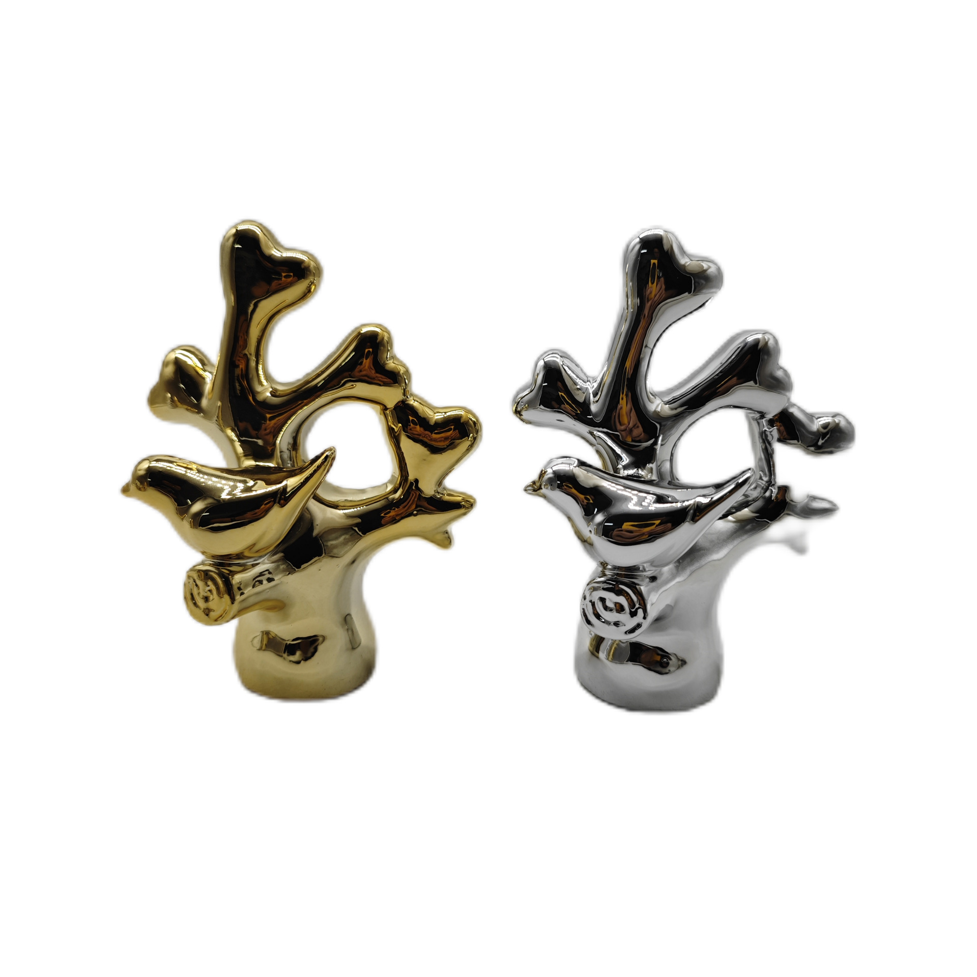 Cross-border modern simple Valentine's Day gold and silver rose…