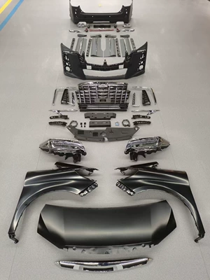 kit, SC front and rear bumpers, Big Surrounded - 08-14-alphard-simple-modification-model