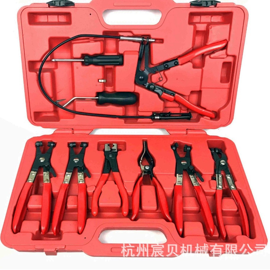 9 piezas de pinzas de manguito de manguito de manguito de manguito de coche pinza pinza de manguito de manguito recto pinza pinza