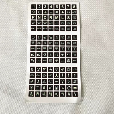 Other Automotive Interior Supplies – luminous switch car sticker - new-luminous-no-1