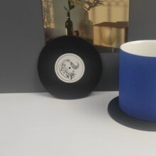杯墊茶杯墊PVC軟膠創意花瓶墊防滑餐桌隔熱杯墊