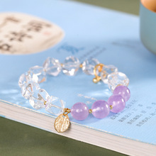 �����鱦 S925���ƽ��ִ���Ȼ�����ɰ�ˮ����﮻Ե�ȦDIY��������