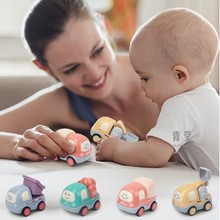 0-3岁儿童玩具车工程惯性小汽车婴儿益智学爬音乐玩具无灯光