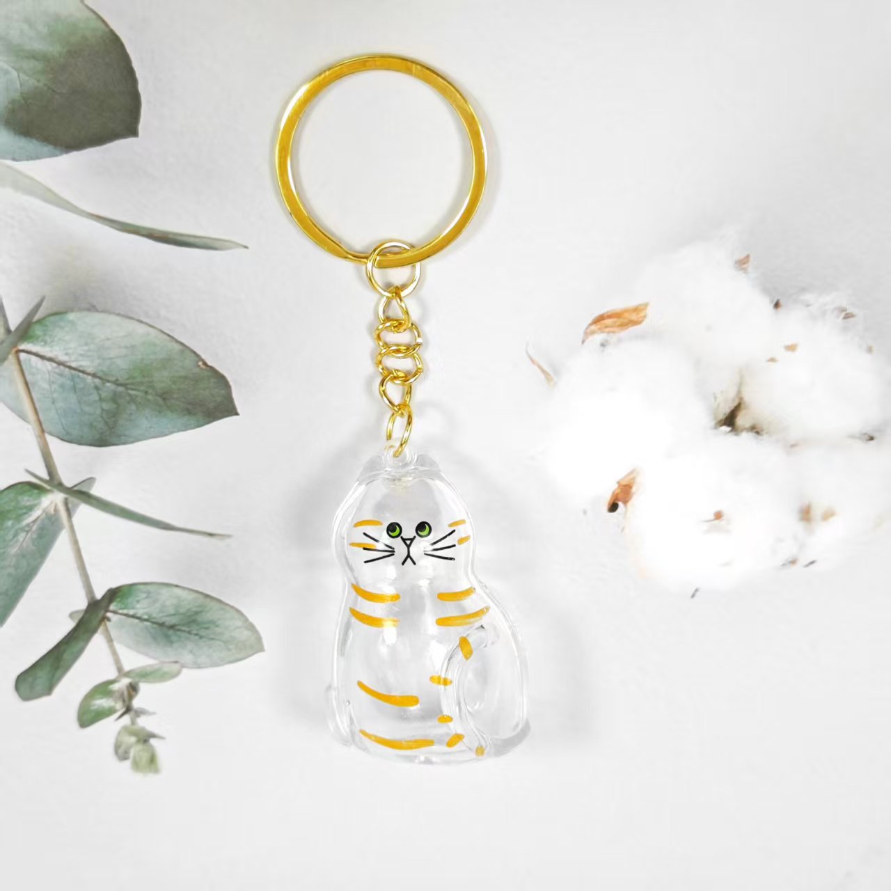 Caja de Almacenamiento Transparente para Pelo de Gato, Popular Transfronterizo, Cápsula para Guardar Pelo de Gato, Bolsa Conmemorativa, Llavero, Colgante para el Cuidado del Gato