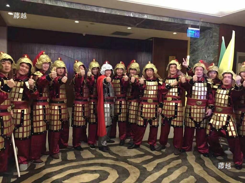 出唐装盔甲汉服租赁古代铠甲士兵服装古装装演出服将军衣服剑