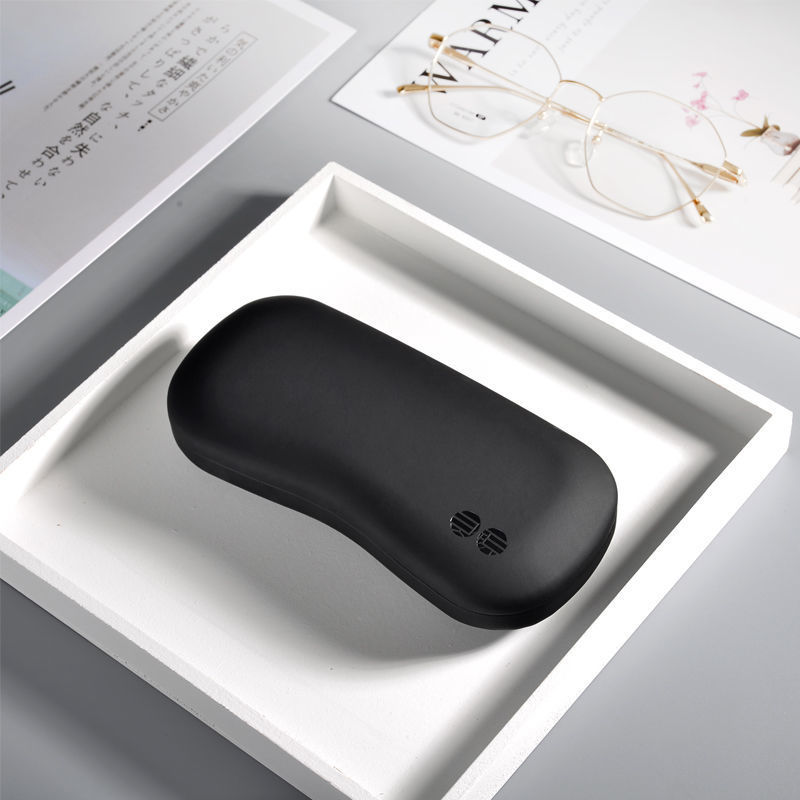 Caja de gafas simple para hombres y mujeres estilo retrógrado estilo portátil anti-presión viaje miopía gafas caja de cáscara
