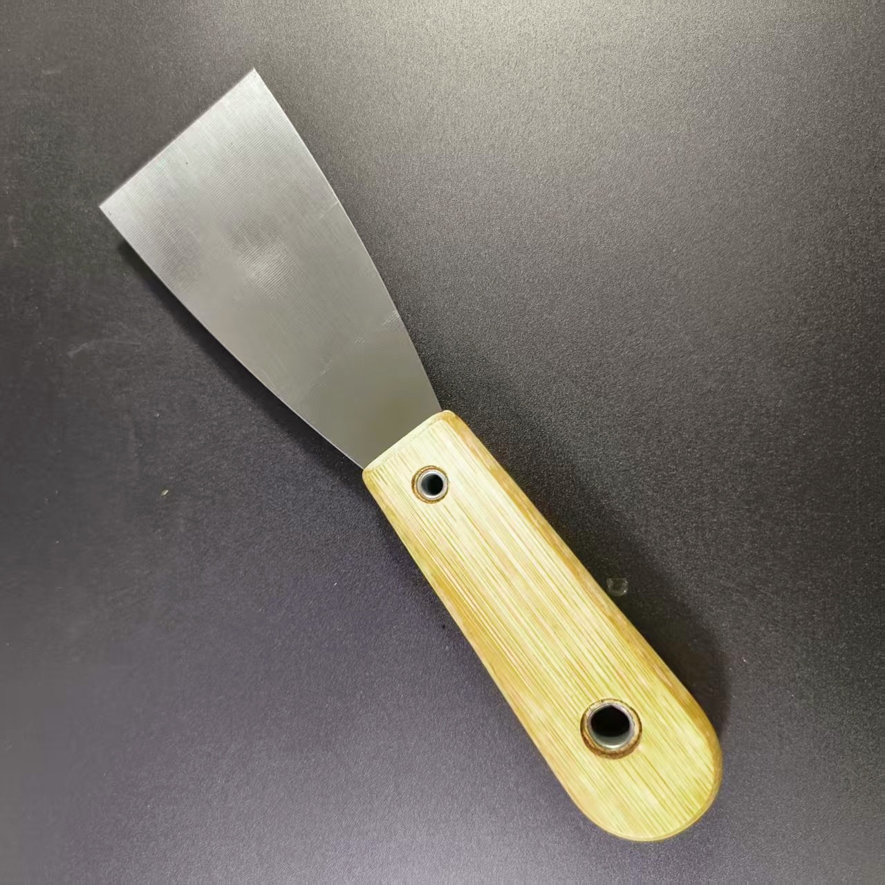 Cuchillo de masilla de acero inoxidable de dos colores cuchillo de masilla de goma cuchillo de raspa cuchillo de lote cuchillo de plástico cuchillo de masilla de alta dureza espejo