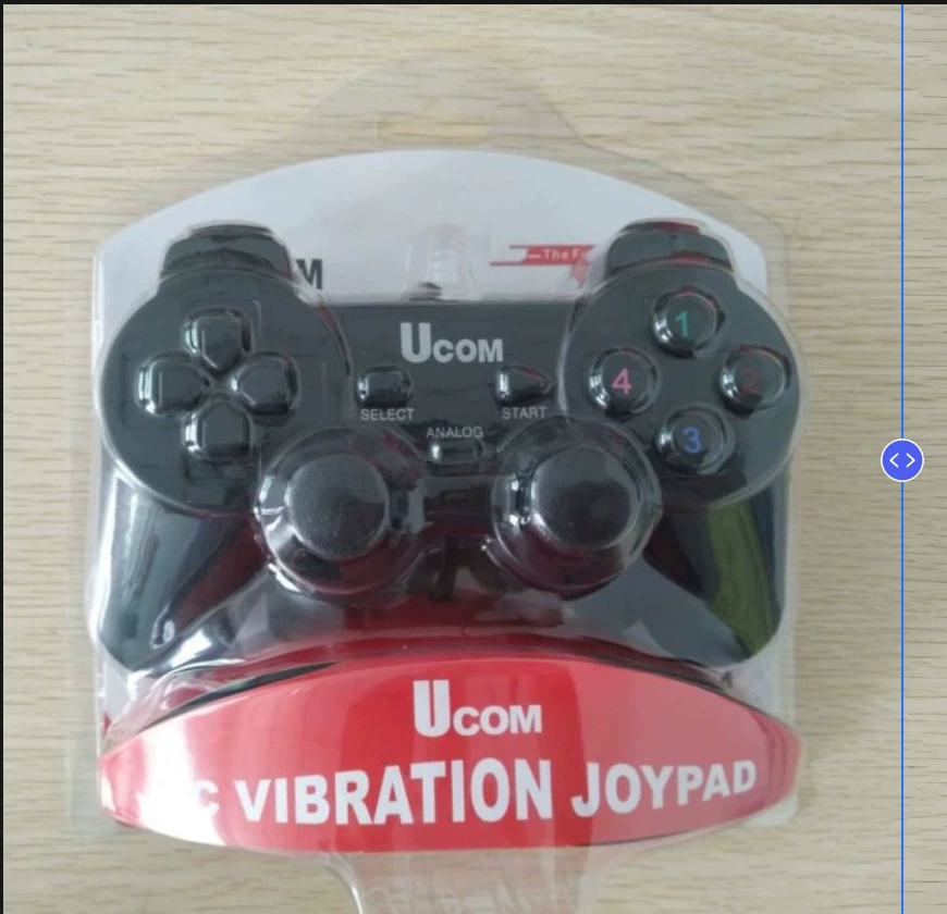 USB контроллер для компьютера, проводной геймпад, стиль PS2, 208, вибрация