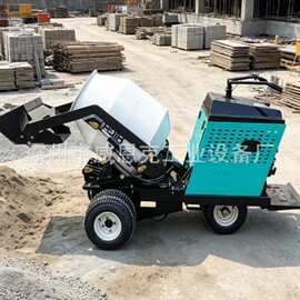 HT-800 迷你轮式水泥搅拌车 农村建房混凝土搅拌转运机械