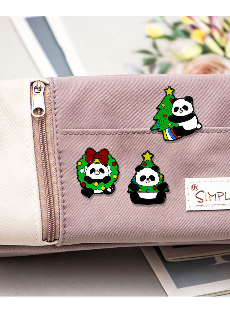 Cute Style Cute Pin Panda Alloy Enamel Unisex Brooches