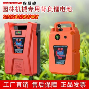 Back-Mounted Lithium Battery Electric Lawn Mower 21V24V48V Tea Picker Hedge Trimmer Garden Tool Battery