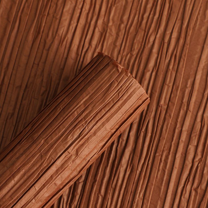 Papel de textura plegado buquete de papel de embalaje florista materiales materiales de embalaje floral hechos a mano papel de envoltura de flores