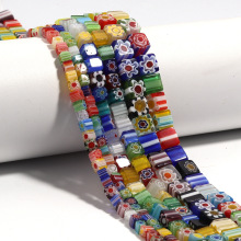 方糖千花琉璃方珠散珠串珠diy手作饰品手链项链琉璃花珠配件材料