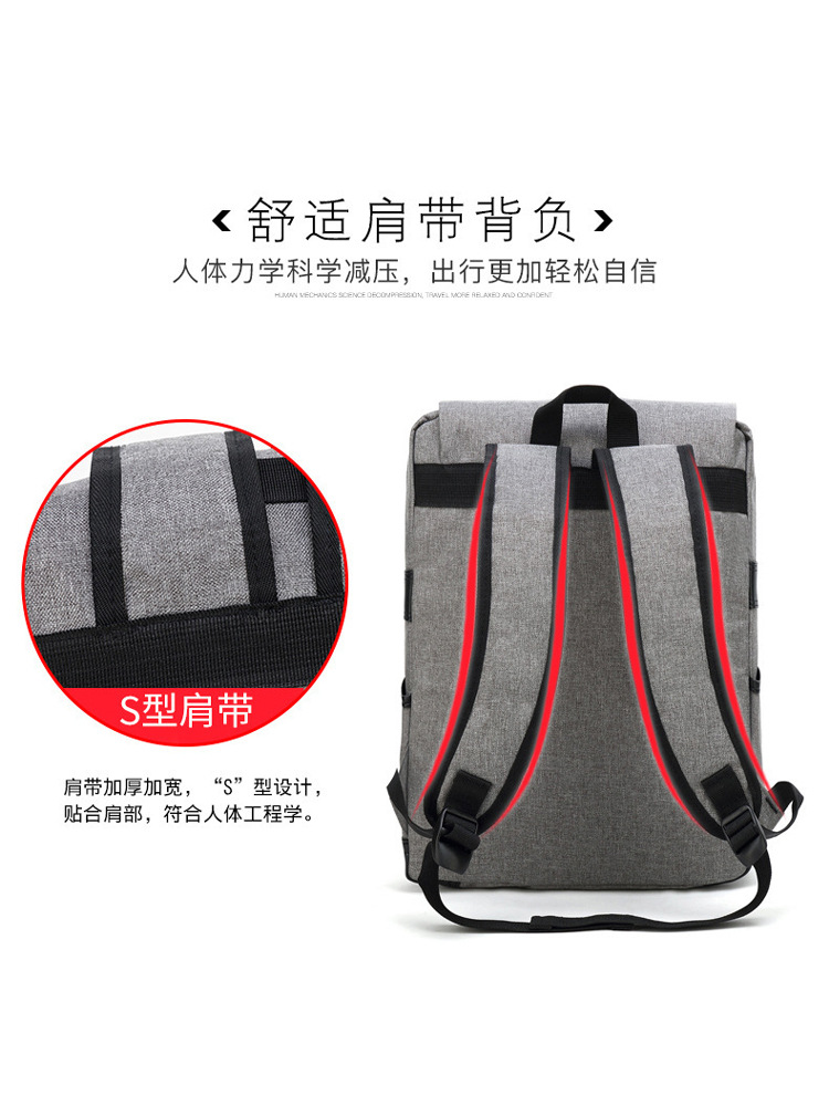 Mochila de viaje para hombres mochila de computadora de moda de alta capacidad multifuncional bolsas escolares universitarias logotipo de impresión casual