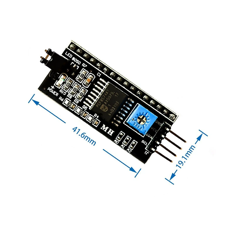 IIC/I2C/интерфейс LCD1602 экран ЖК-устройства вращатель LCD2004 ротор версию PCF8574Expansion board
